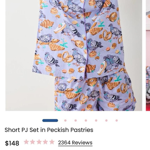 NWT Printfresh Peckish Pastries PJ Set 💜 - Picture 2 of 9